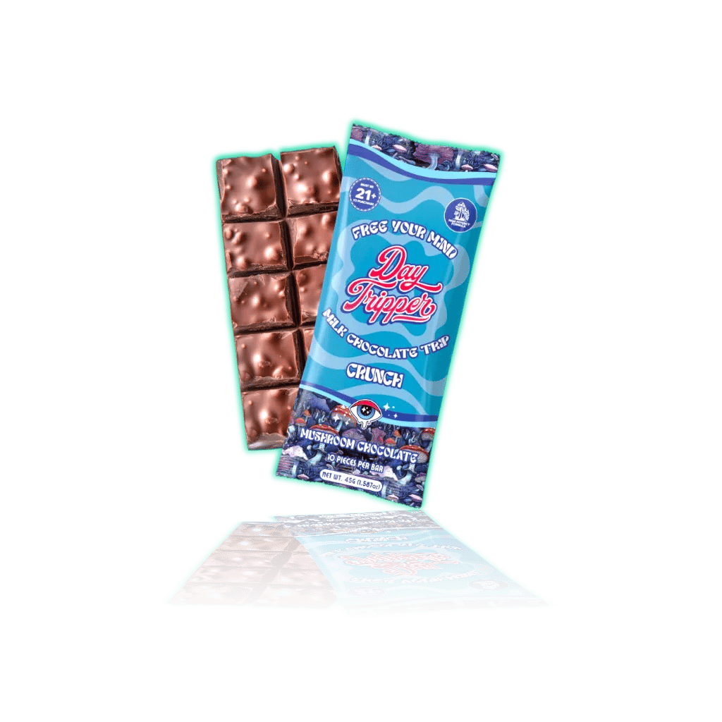 Day Tripper Milk Chocolate Trip-45g/10pcs bar — MUSHROOM CHOCOLATES