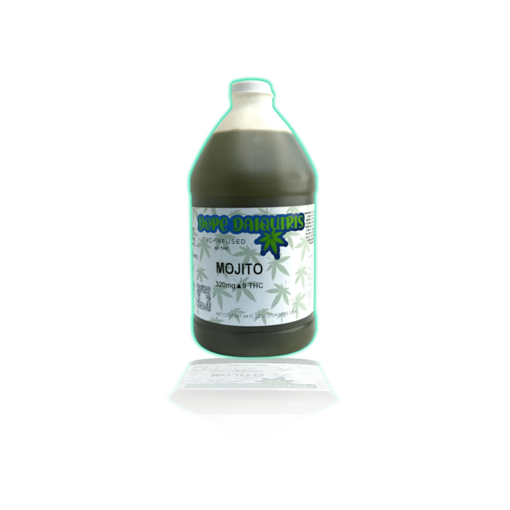 Dope Daiquiri 320mg D9 1/2 Gallon — Mojito — THC BEVERAGES