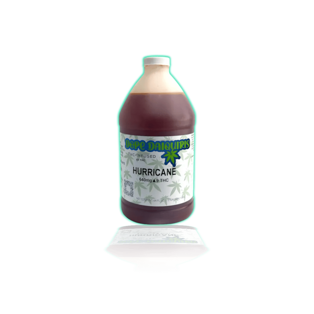 Dope Daiquiri 640mg D9 1/2 Gallon — Hurricane — THC BEVERAGES