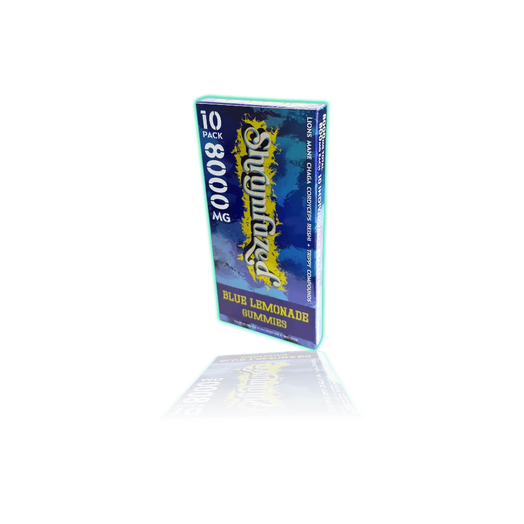 Shrumfuzed Chocolates Lion's Mane, Chaga, Cordyceps & Reishi 10pk / 800mg each — Blue Lemonade — MUSHROOM CHOCOLATES