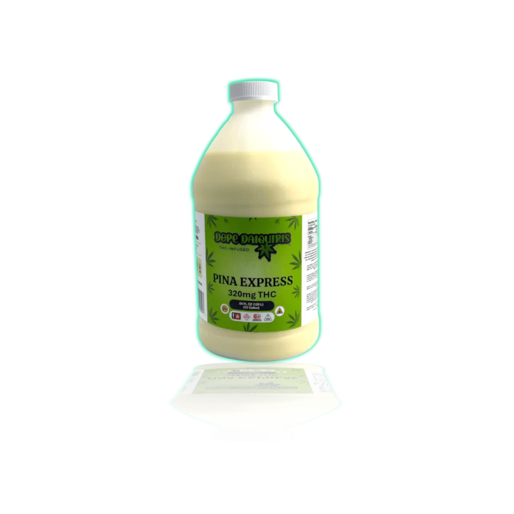 Dope Daiquiri 320mg D9 1/2 Gallon — Pina Express — THC BEVERAGES