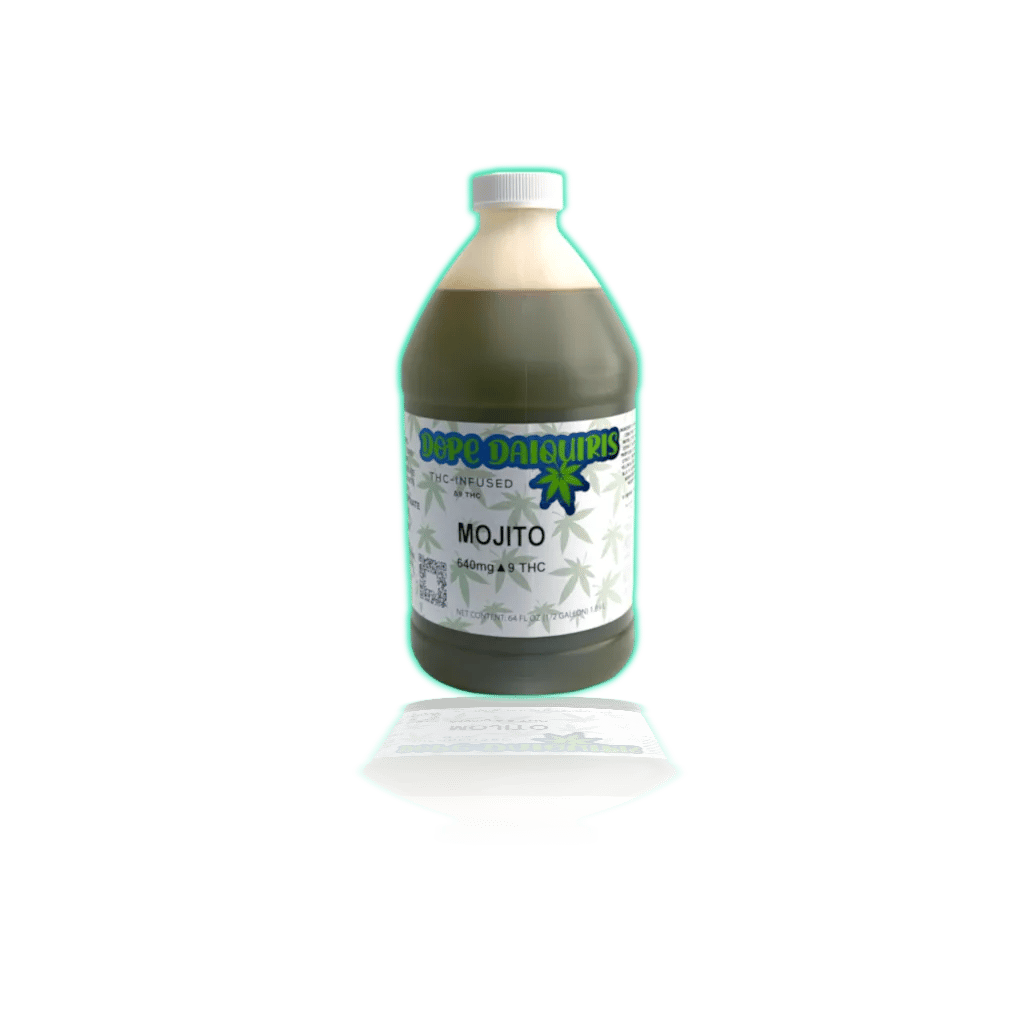 Dope Daiquiri 640mg D9 1/2 Gallon — Mojito — THC BEVERAGES